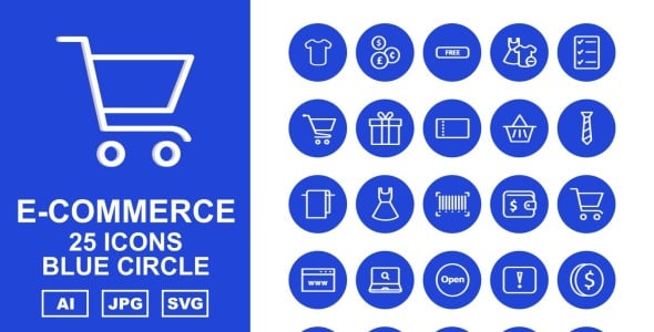 Набор иконок на тему shopping