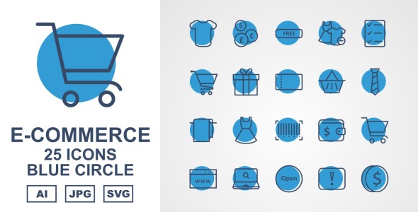 Набор иконок на тему shopping