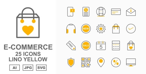 Набор иконок на тему shopping