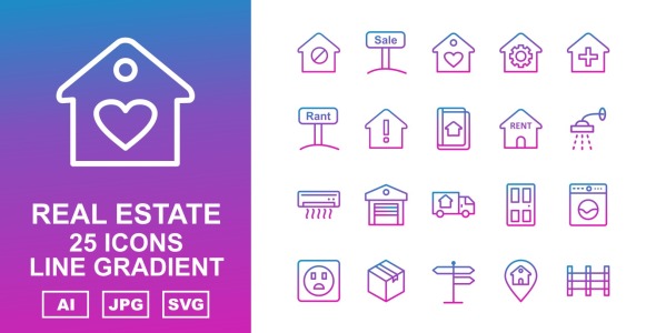 Набор иконок на тему city