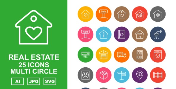 Набор иконок на тему city