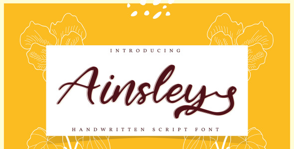 Шрифт на тему графика