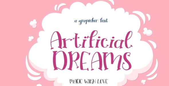 Шрифт на тему графика