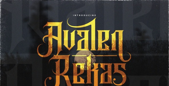 Шрифт на тему графика