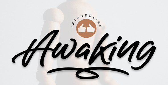 Шрифт на тему графика