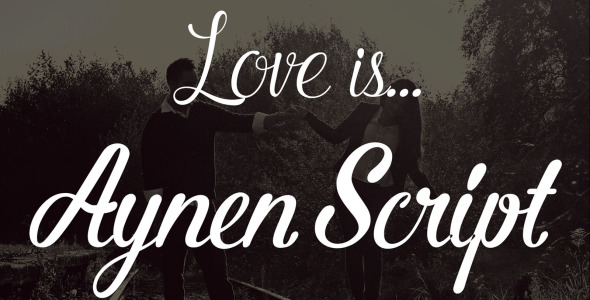 Шрифт на тему графика