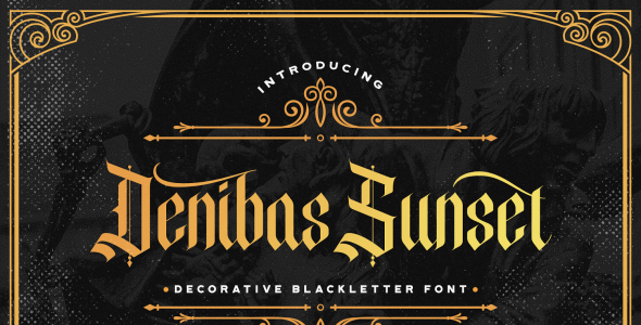 Шрифт на тему графика