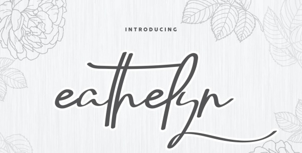 Шрифт на тему графика