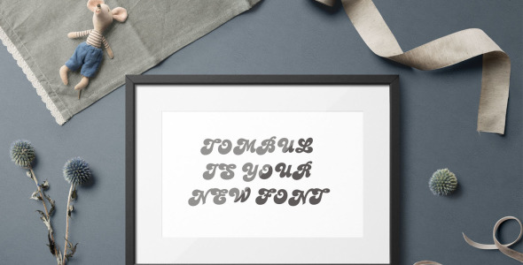 Шрифт на тему графика