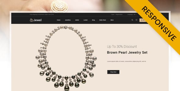 Diamond Jewellery Store PrestaShop Theme
