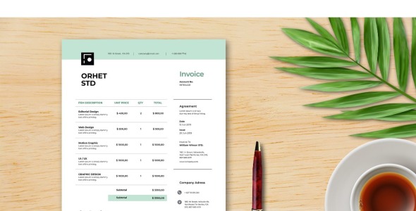 Фирменный стиль на тему графика