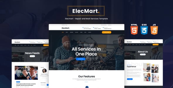 Repair and Multi Services Website Template