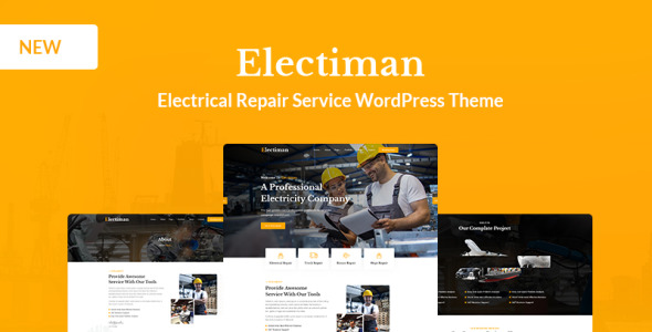 Electrical Repair Service WordPress Theme