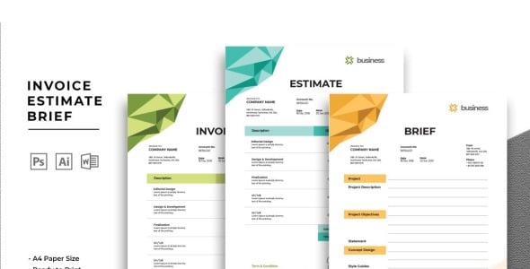 Фирменный стиль на тему графика