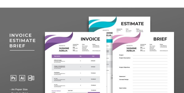 Фирменный стиль на тему графика