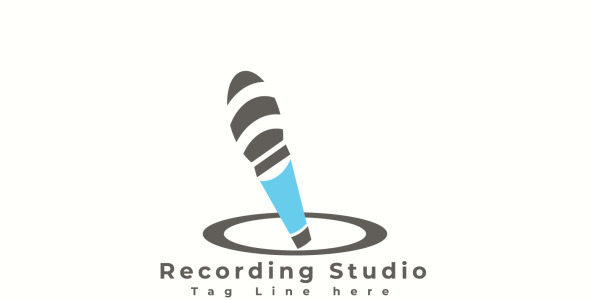 Шаблон логотипа на тему графика