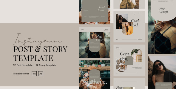 Шаблон для соцсетей на тему графика