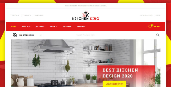 Kitchen Store OpenCart Template