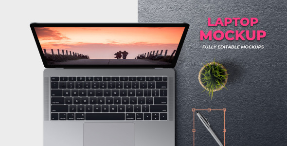 Мокап для продукта на тему графика