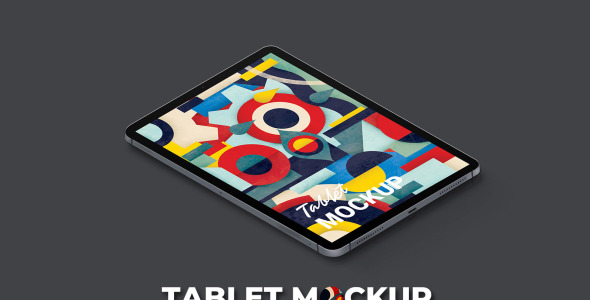 Мокап для продукта на тему графика