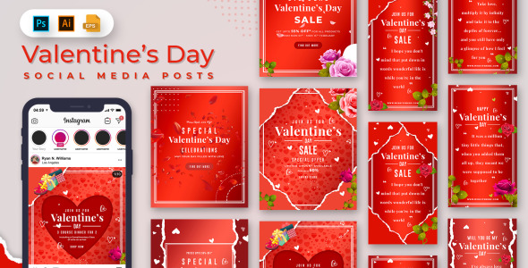 Шаблон для соцсетей на тему графика