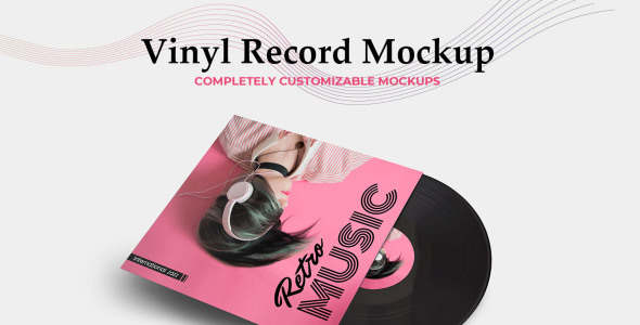 Мокап для продукта на тему графика