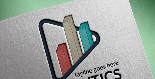 Шаблон логотипа на тему графика