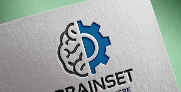 Шаблон логотипа на тему графика