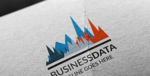 Шаблон логотипа на тему графика