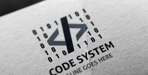 Шаблон логотипа на тему графика