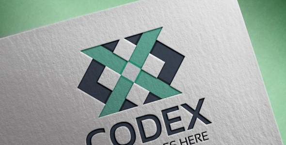 Шаблон логотипа на тему графика