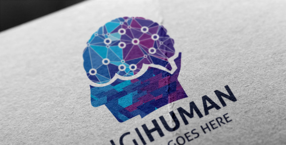 Шаблон логотипа на тему графика