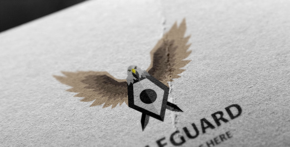 Шаблон логотипа на тему графика