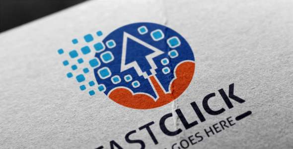 Шаблон логотипа на тему графика