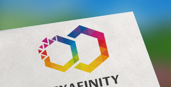 Шаблон логотипа на тему графика