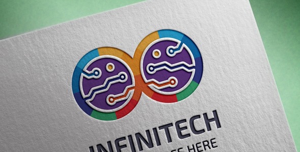 Шаблон логотипа на тему графика