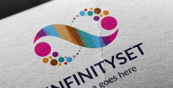 Шаблон логотипа на тему графика