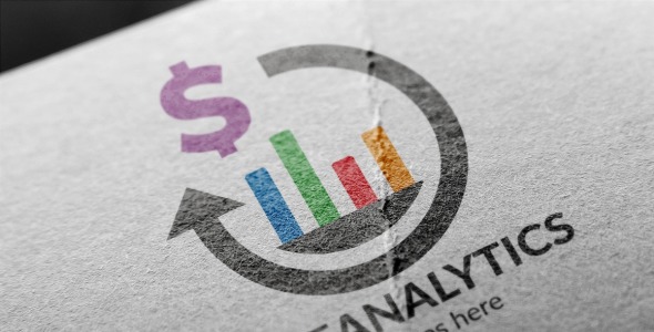 Шаблон логотипа на тему графика