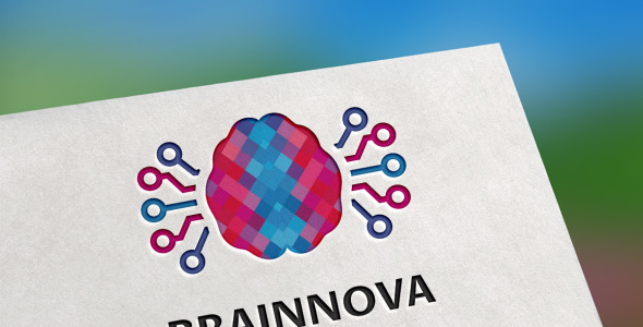 Шаблон логотипа на тему графика