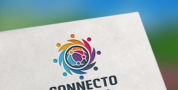 Шаблон логотипа на тему графика