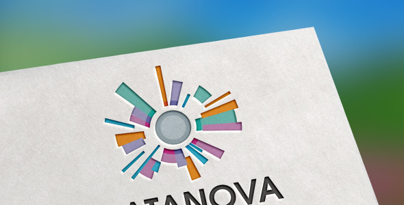 Шаблон логотипа на тему графика