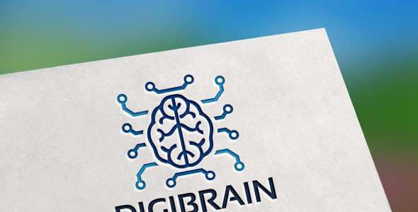 Шаблон логотипа на тему графика