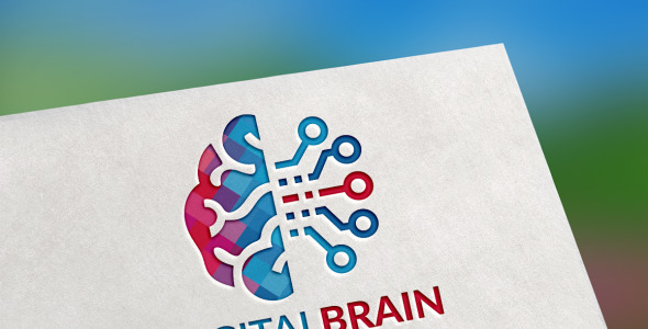 Шаблон логотипа на тему графика