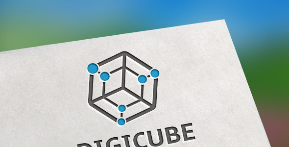 Шаблон логотипа на тему графика