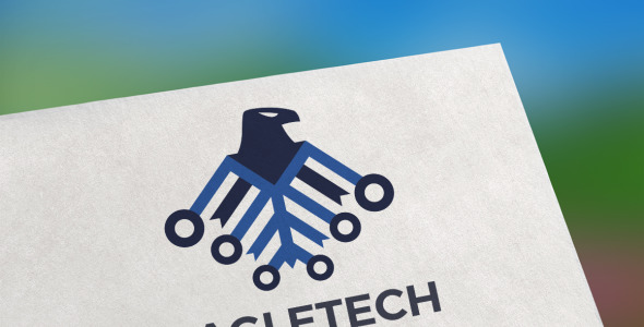 Шаблон логотипа на тему графика