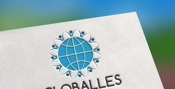 Шаблон логотипа на тему графика