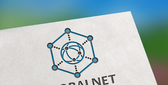 Шаблон логотипа на тему графика