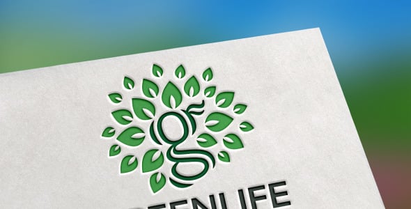 Шаблон логотипа на тему графика