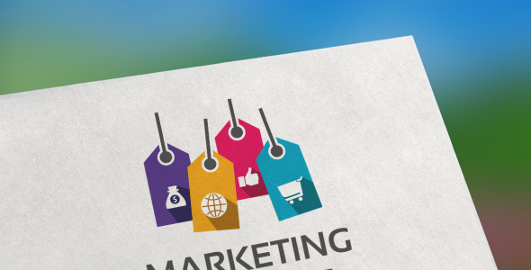 Шаблон логотипа на тему графика