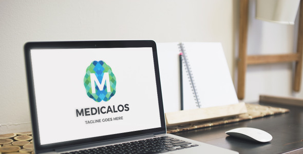 Шаблон логотипа на тему графика